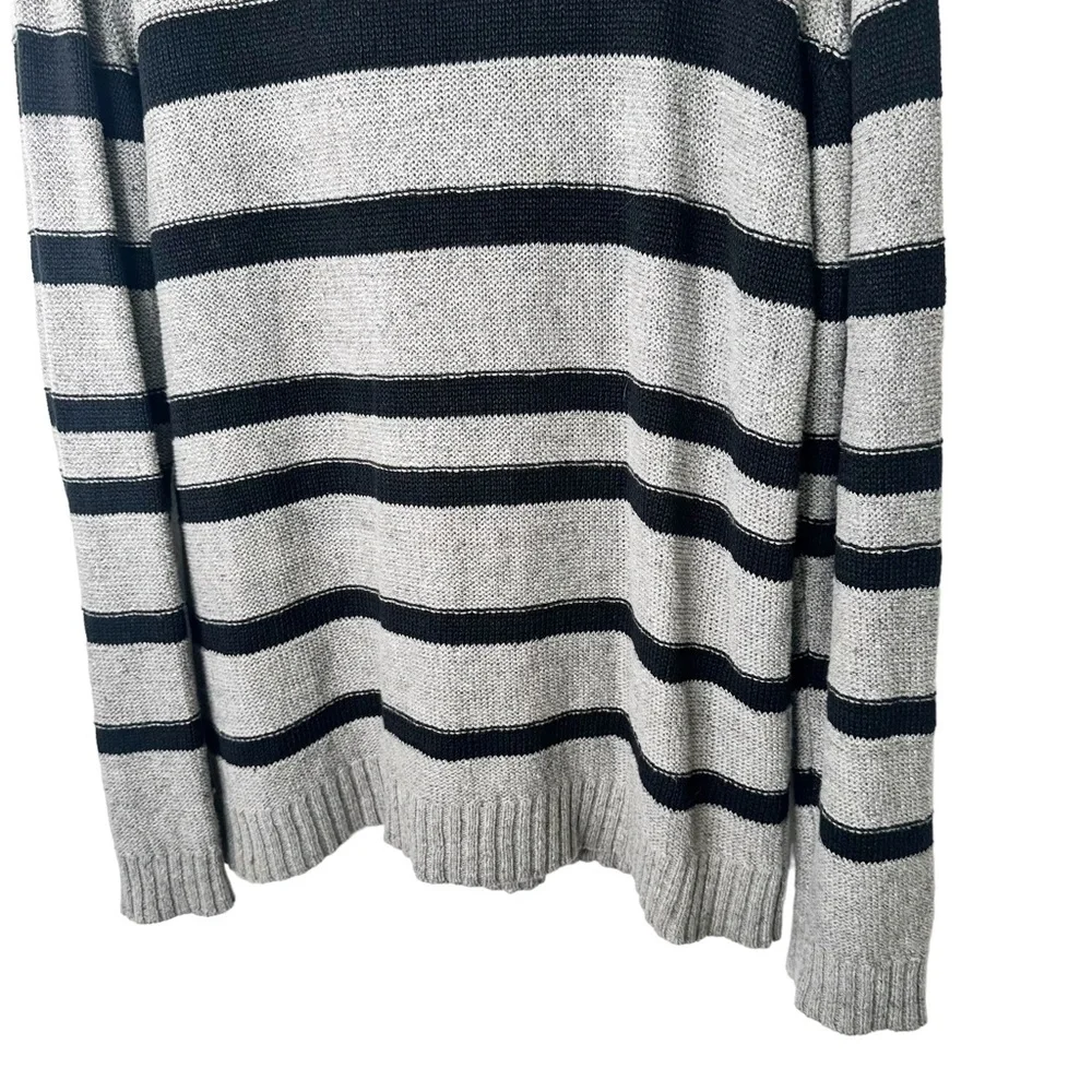 BLDWN Linen Stripe Oversized Sweater Men’s Size Large - Picture 3 of 5